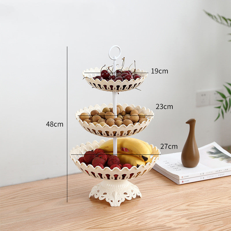 Plastic Fruit Tray Multi-layer Dried Fruit Tray