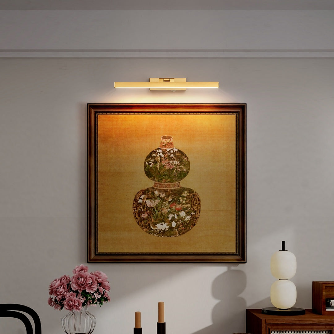 Modern Rectangluar Decorative LED Gold Vanity Light