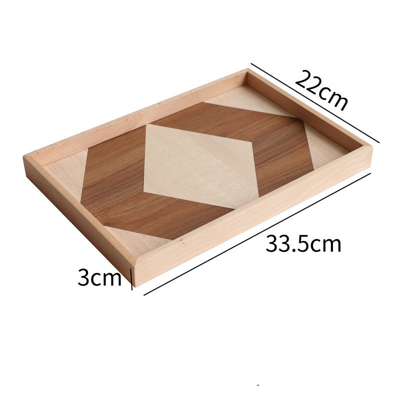 Wooden Modern Hexagon Kitchen Tray