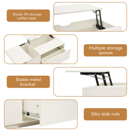 White Minimalistic Coffee Table