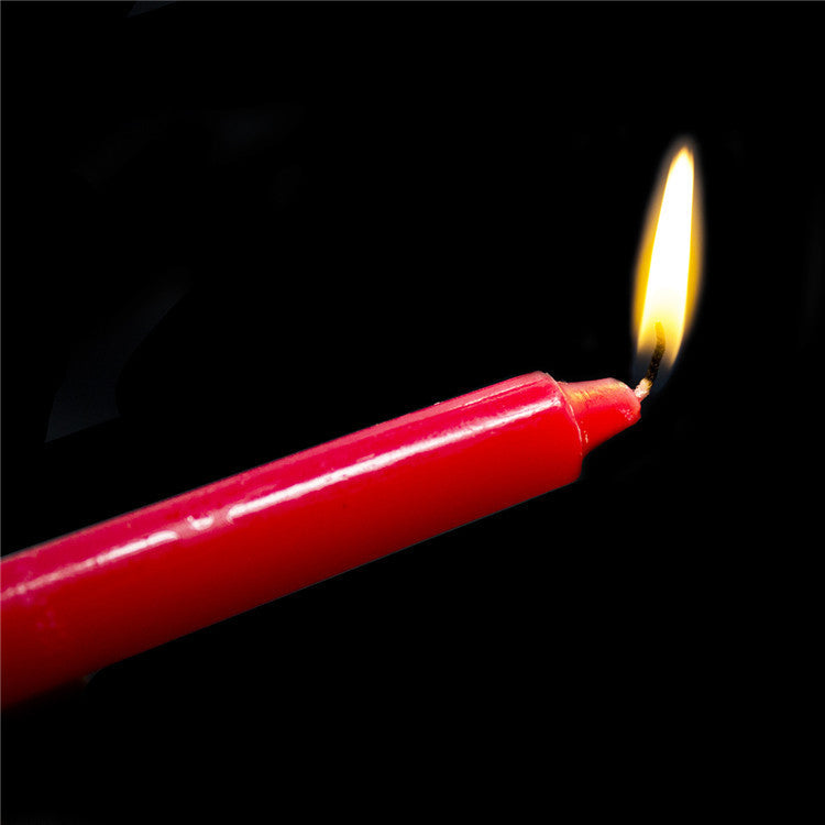 Low Temperature Candles Red Blue White