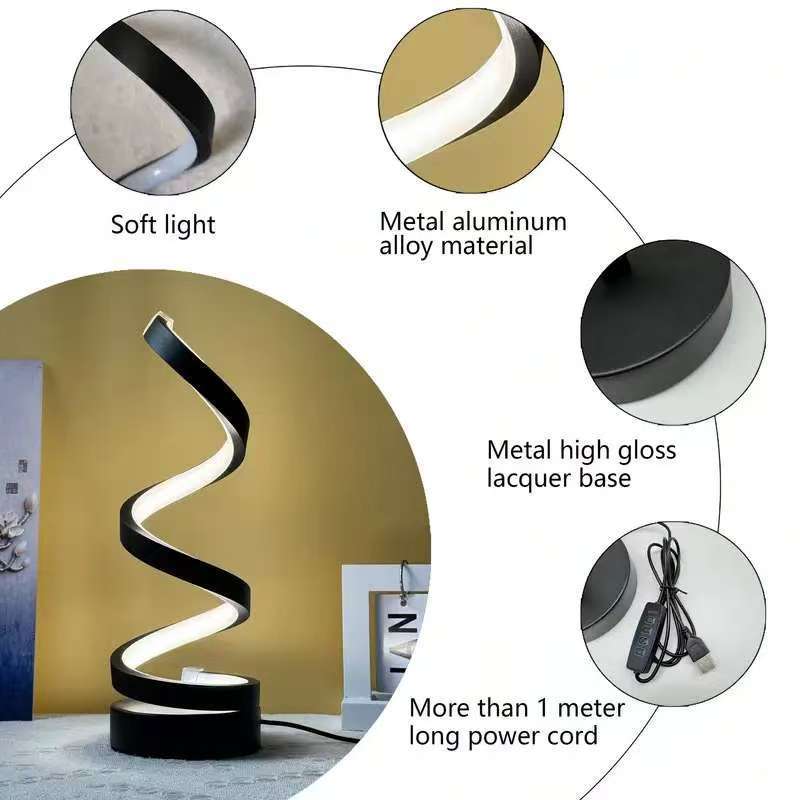 Technicals for Modern Twisted LED Night Light