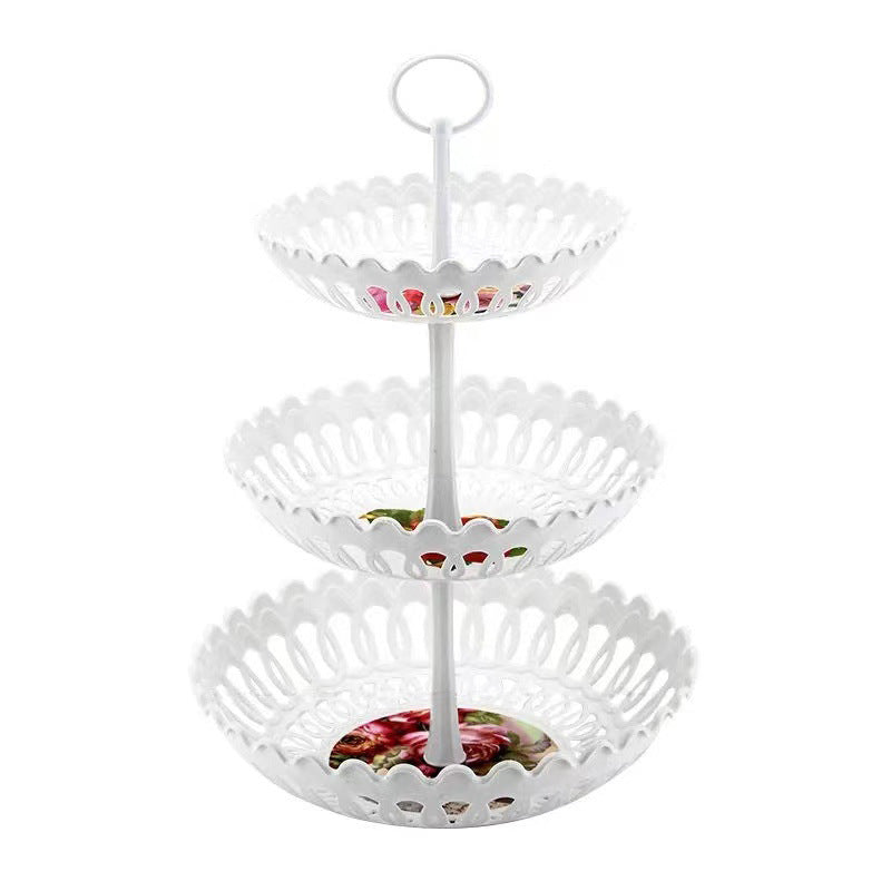 Plastic Fruit Tray Multi-layer Dried Fruit Tray