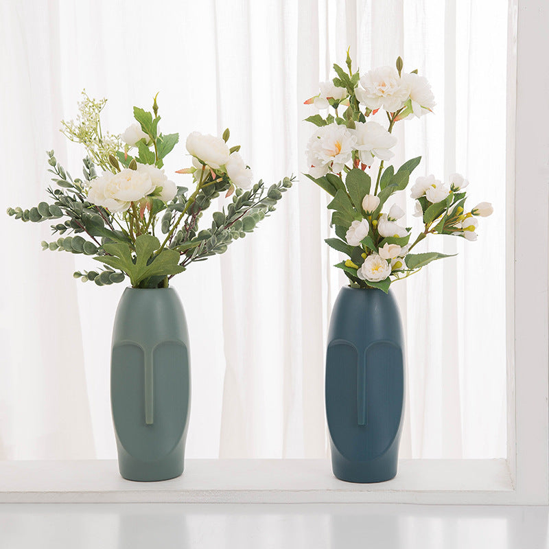 Modern Glazed Minimalistic Vase Plastic