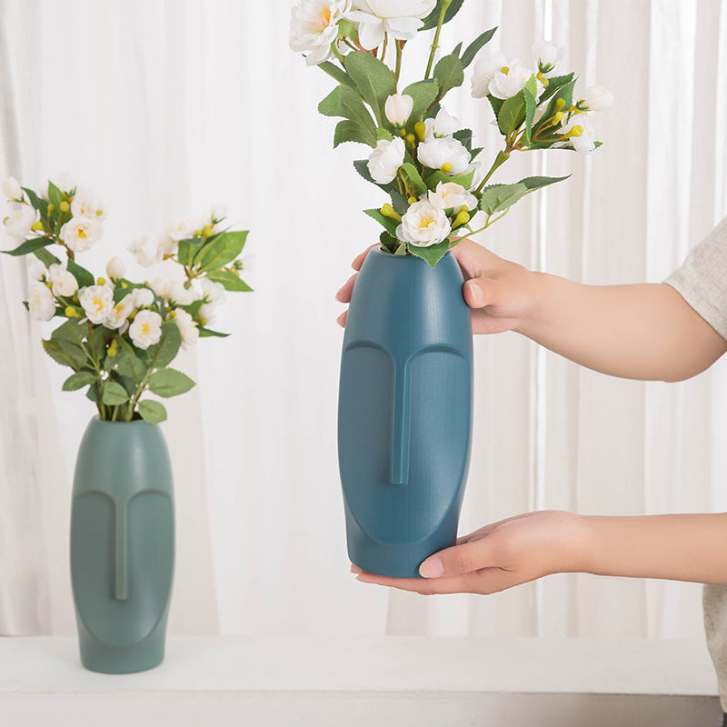 Modern Glazed Minimalistic Vase Plastic