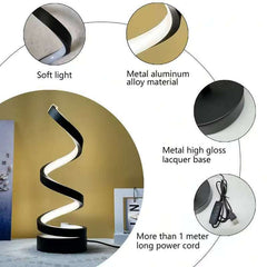 Technicals for Modern Twisted LED Night Light