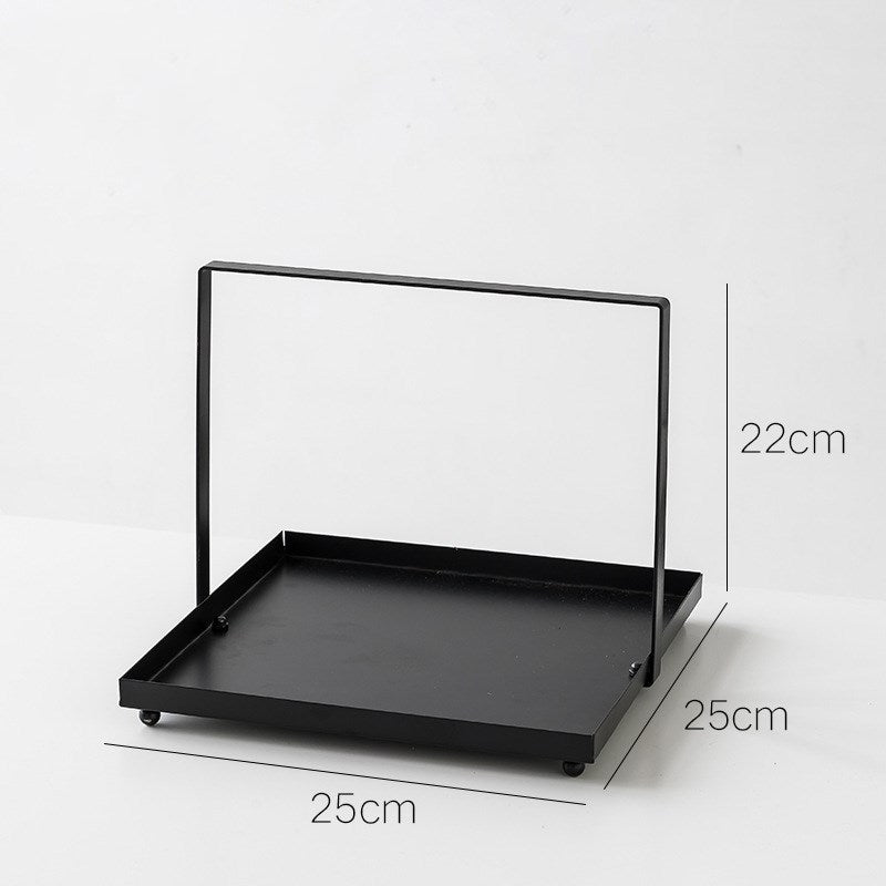 Metal tray nordic storage tray fruit tray
