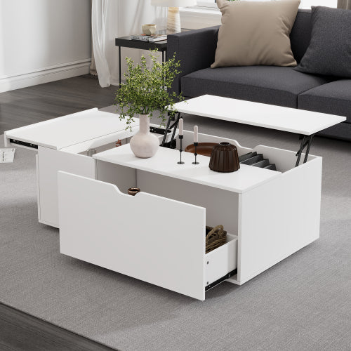 White Minimalistic Coffee Table