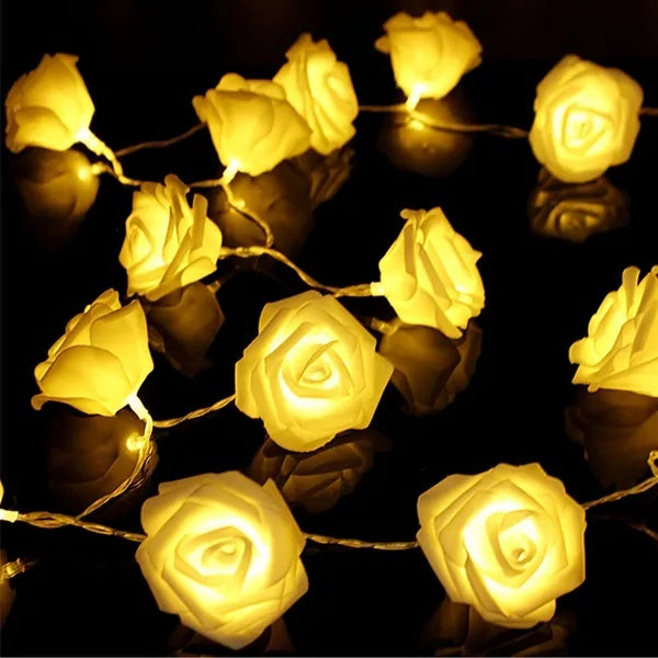 View details for 40 LEDs Rose Flower Lights 40 LEDs Rose Flower Lights