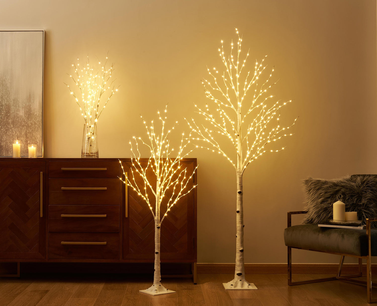 Nordic Birch Branch Decorative Lighting