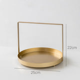 Metal tray nordic storage tray fruit tray