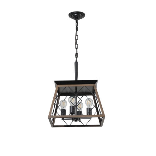 Modern Fancy Chandelier Metal Cage Lamp