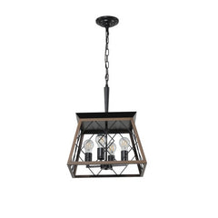 Modern Fancy Chandelier Metal Cage Lamp