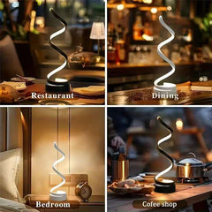 Modern Twisted LED Night Light