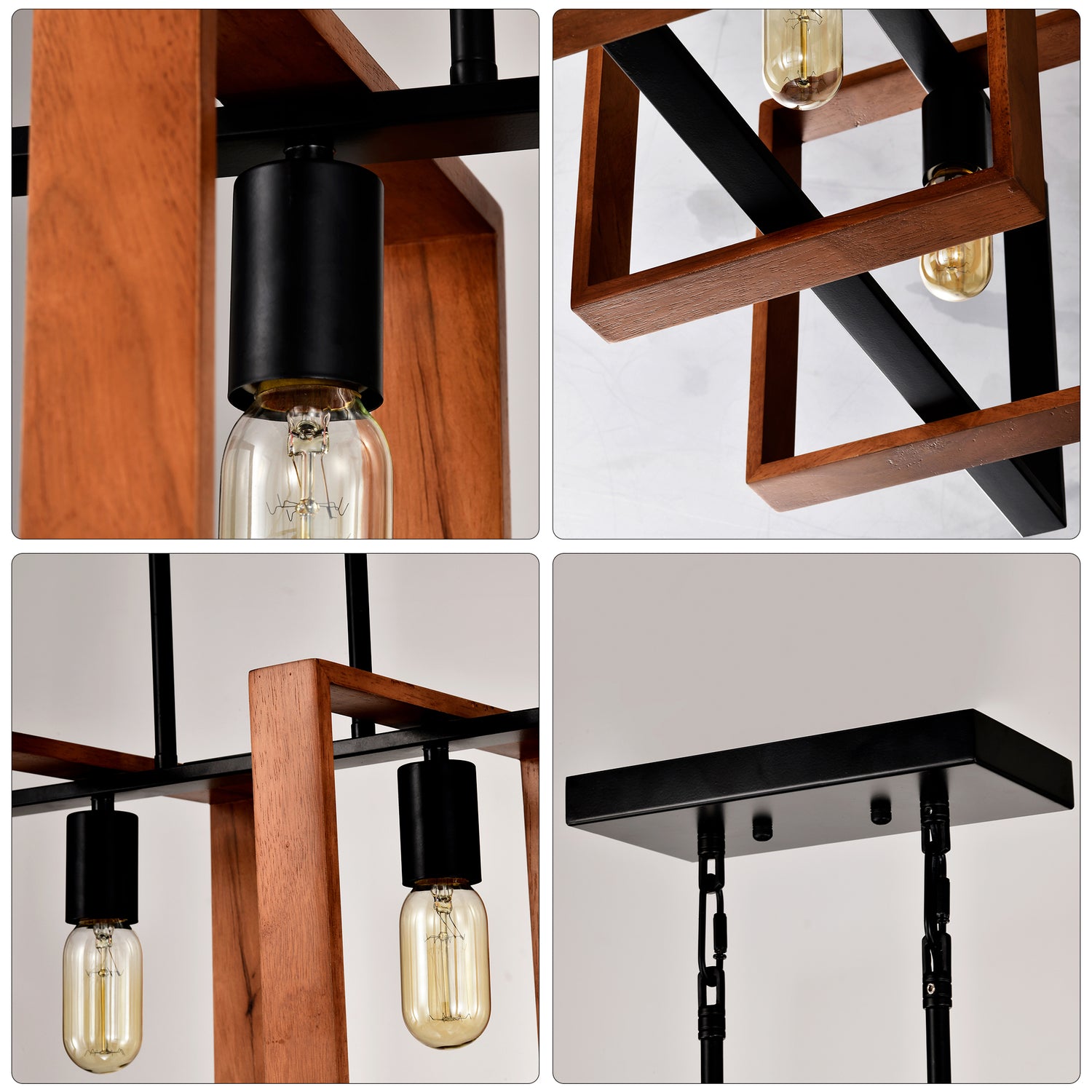View details for Wood and Metal Modern Kitchen Lighting