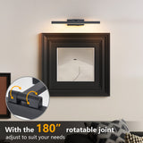Modern Rectangluar Decorative LED Black Vanity Light