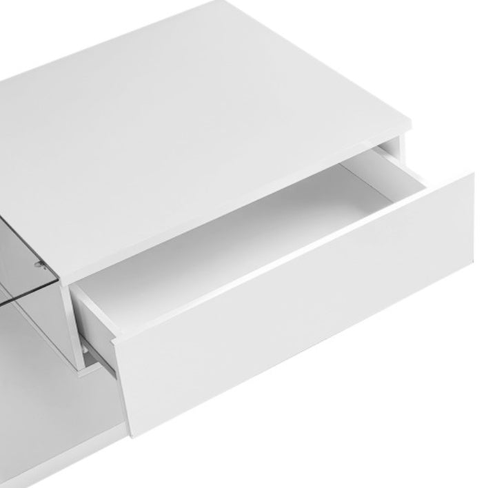 White LED Coffee Table