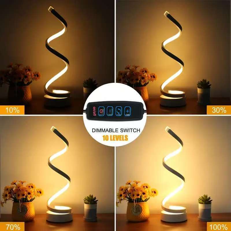 Modern Twisted LED Night Light