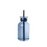 Double Lid Time Scale Tumbler Office Large Capacity Straw Cup High Appearance Level Water Cup