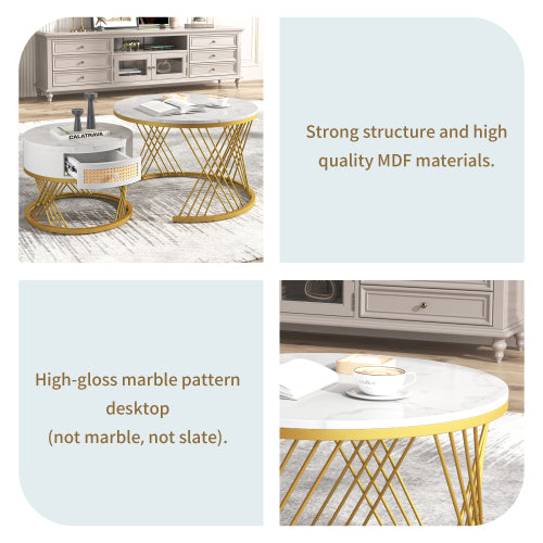 Luxury Marble Coffee Table