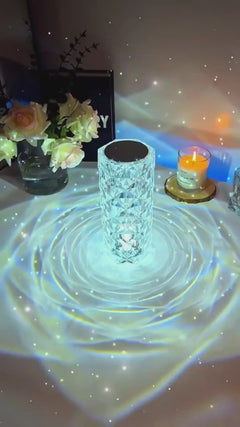 video of Nordic Crystal Luxury Table Lamp